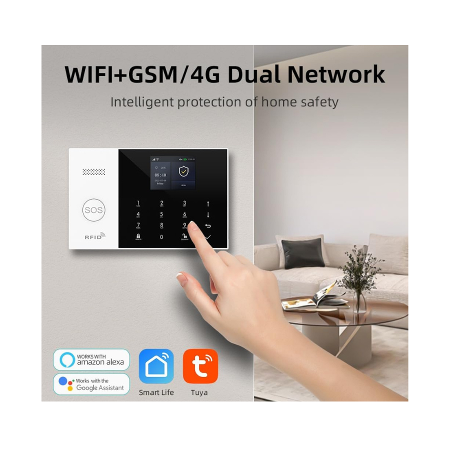 Alarme Connectée Sans Fil XNY – Système Sécurité Wi-Fi & 4G avec Caméra – Image 3