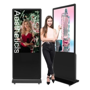 Écran Publicitaire Tactile 55" 4K UHD - Affichage Dynamique, WiFi, HDMI, USB, Android 9.0