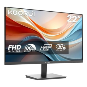Écran PC KOORUI E2212F - 22" Full HD, 100Hz, HDMI, Inclinable (-5° à +15°)